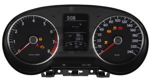 VW (Volkswagen), Kombiinstrument & display, Polo (6R) Kombiinstrument