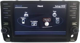 Skoda, Radio / CD / Navigation, Radio / CD / Navigation Discover Media manöverpanel